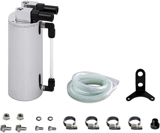 Mishimoto MMOCC-SA Universal Aluminum Oil Catch Can for Cars, 480cc - Small (Like New)