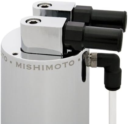 Mishimoto MMOCC-SA Universal Aluminum Oil Catch Can for Cars, 480cc - Small (Like New)