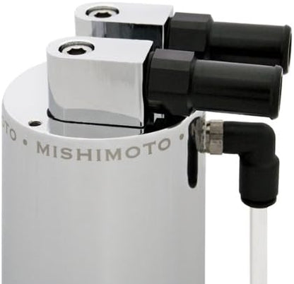 Mishimoto MMOCC-SA Universal Aluminum Oil Catch Can for Cars, 480cc - Small (Like New)