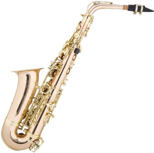 Mendini by Cecilio MAS-30L Rose Gold Alto E Flat Saxophone with Case & Tuner Set (Like New)