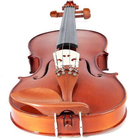 Cecilio Natural Varnish Violin for Beginner w/ Hard Case, Bows, Rosin - 1/2 Size (Like New)