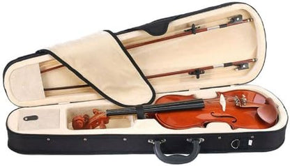 Cecilio CVN-200 Solid Wood Violin with Tuner and Lesson Book, 1/2 - Nickel (Used)