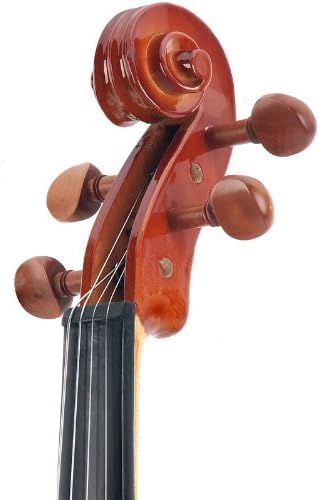Cecilio CVN-200 Solid Wood Violin with Tuner and Lesson Book, 1/2 - Nickel (Used)