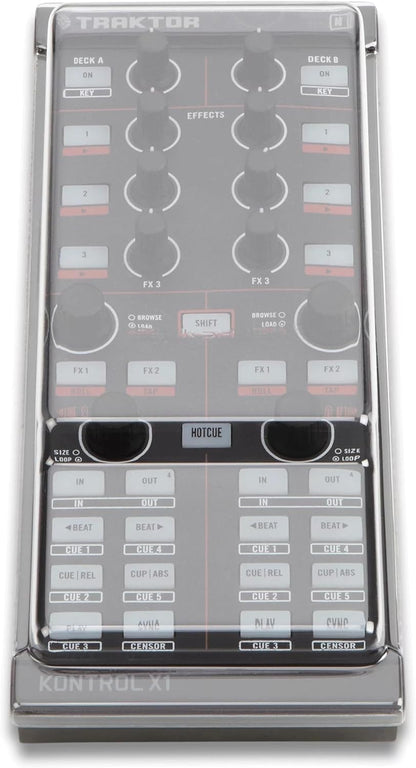 Decksaver Polycarbonate Cover for The NI KONTROL X1 / F1 - Smoked/Clear (Like New)
