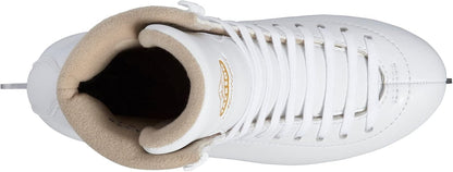 Jackson Ultima Mystique Ice Skates w/ Mark II Blade for Womens, Adult 7.5, White (Like New)