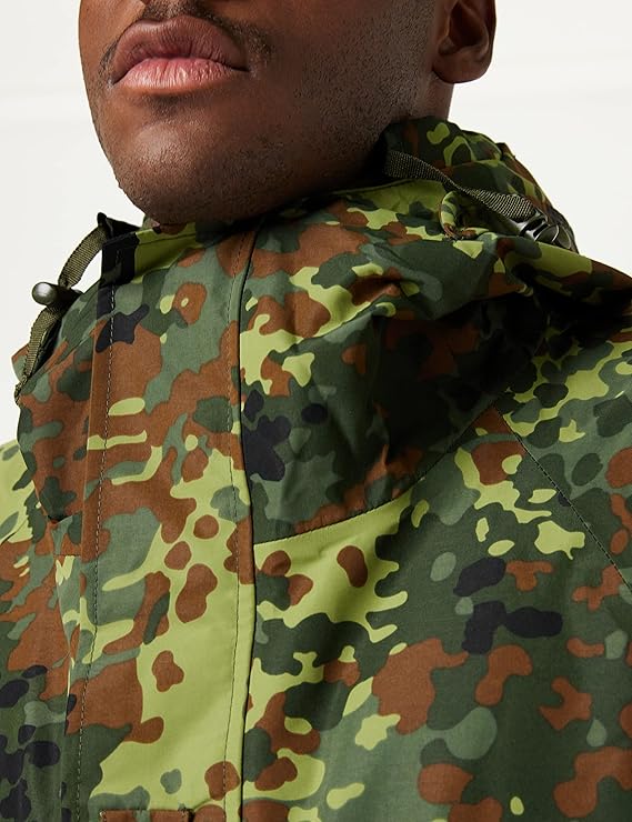 Mil-Tec Trilam Wet Weather Jacket w/ Fleece Liner, Water Resistant & Breathable (Like New, No Retail Box)