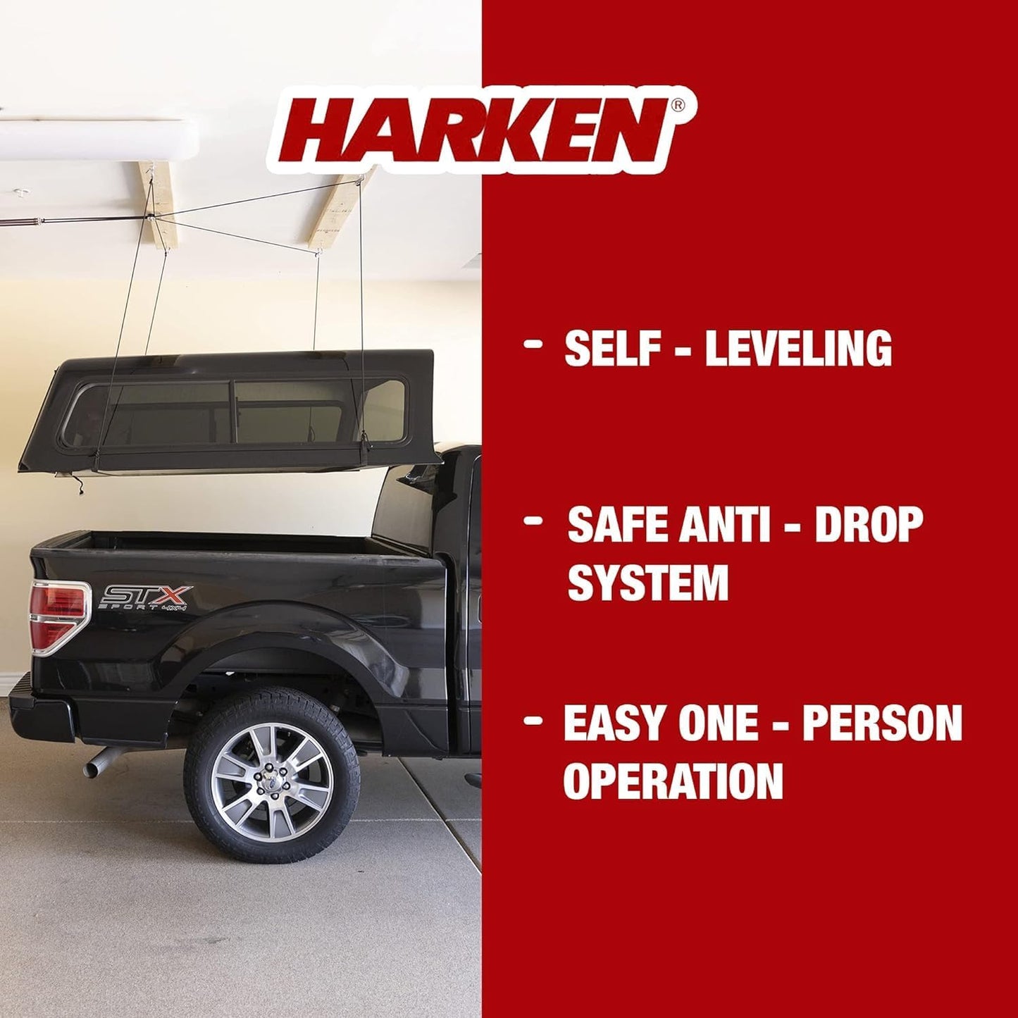 Harken Hoister Stainless Steel Self-Locking Cleat 200lb 12ft 4-Point System (Like New)