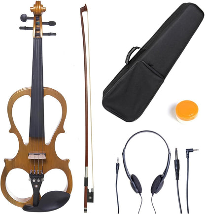 Cecilio Left-Handed Solid Electric Violin With Ebony Fittings for Musicians (Like New)
