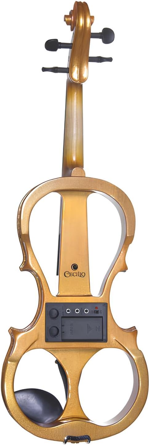 Cecilio Left-Handed Solid Electric Violin With Ebony Fittings for Musicians (Used)