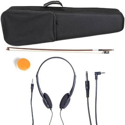 Cecilio Left Handed Solid Maple Alloy Steel Electric Silent Violin for Musicians (Used, No Retail Box)