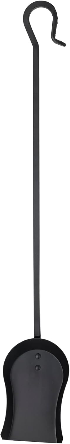 UniFlame C-1003 29.5" Ergonomic Fireplace Ash Shovel with Crook Handle - Black (Like New, No Retail Box)