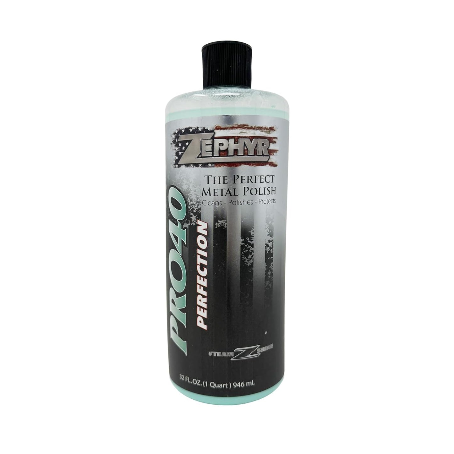 Zephyr Pro 40 Perfection Liquid Metal Polish for Semi Truck & Big Rigs-Fuel Tank (Like New)