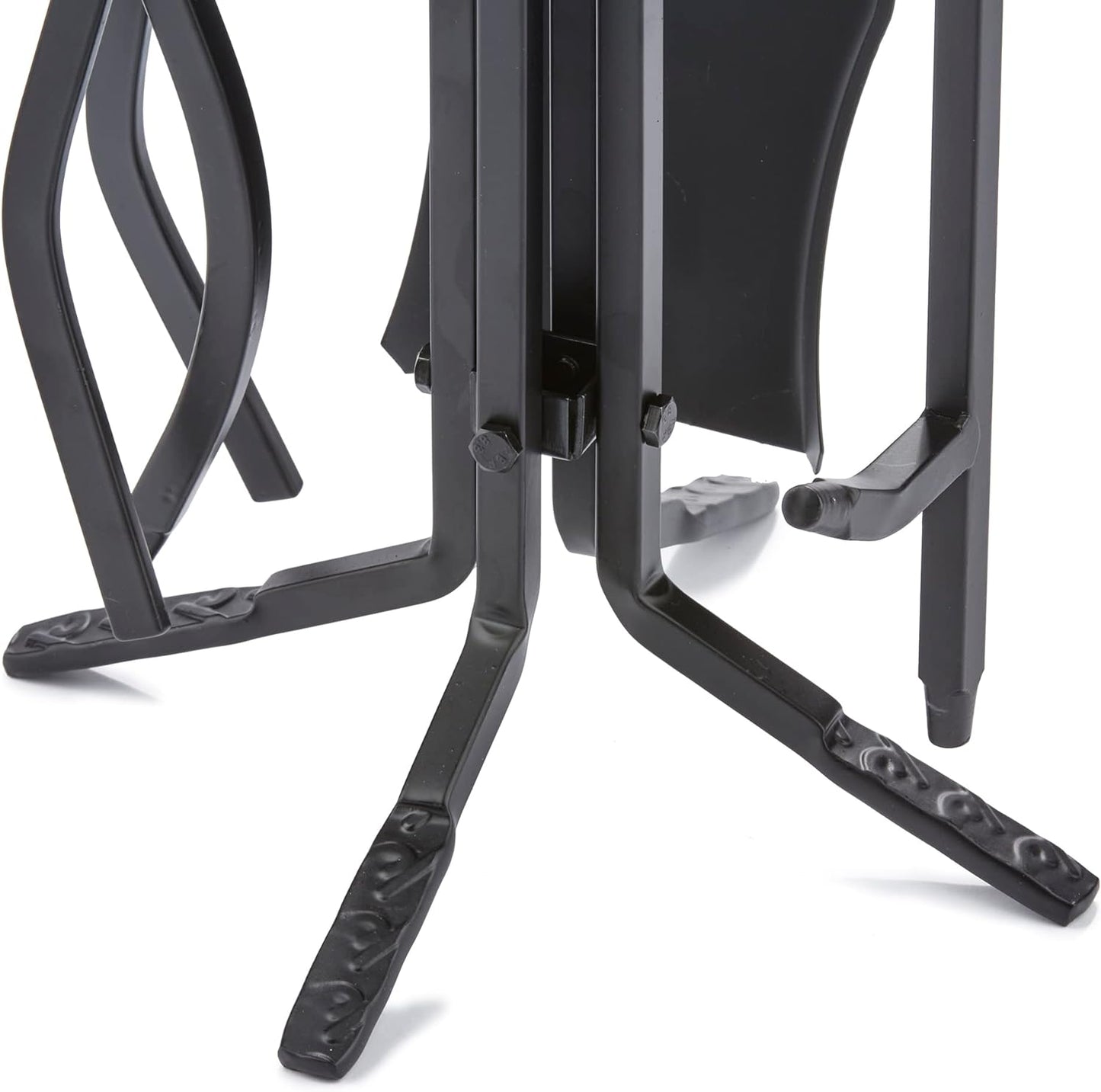UniFlame F-1126 Rustic Mini Fireplace Iron Tools Set, 5-Pieces - Black (Like New)
