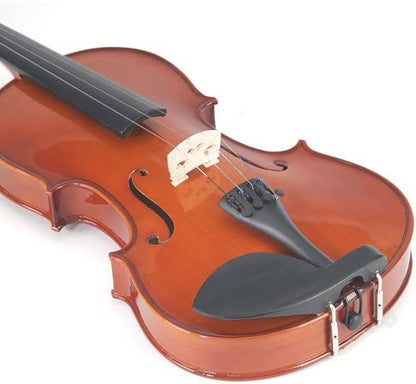 Mendini 16-Inch Varnish Solid Wood Viola w/ Case, Bow, Rosin, Bridge, Strings- (Like New)