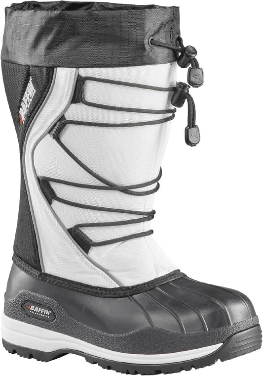 Baffin Women's ICEFIELD Tall Waterproof & Lightweight Snow Boots, Size 7 - White (Like New, Damaged Retail Box)