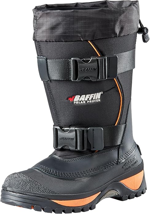 Baffin Wolf Men's Snow Boots for Winter Conditions, Synthetic Sole, Tall Height (Like New)