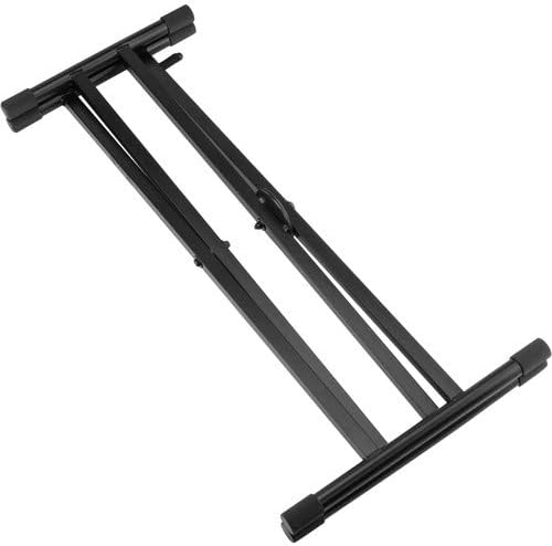 Auray KSCL-2X Double-X Keyboard Stand Clutch Lock, 7 Height, 200lb - Matte Black (Like New)