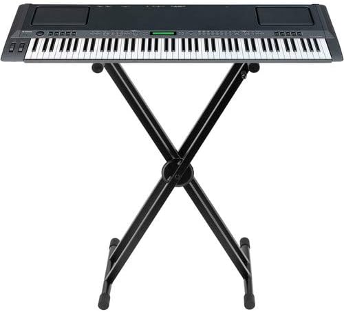 Auray KSCL-2X Double-X Keyboard Stand Clutch Lock, 7 Height, 200lb - Matte Black (Like New)