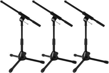Ultimate Support Mic Stand with Boom, 16"-23" Height Adjustable, 3 Pack - Black (Like New)