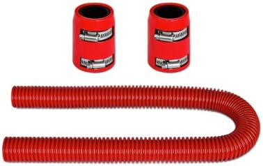 Mishimoto MMAH-U36RD Universal & Flexible Stainless Steel Radiator Hose Kit, Red (Like New)