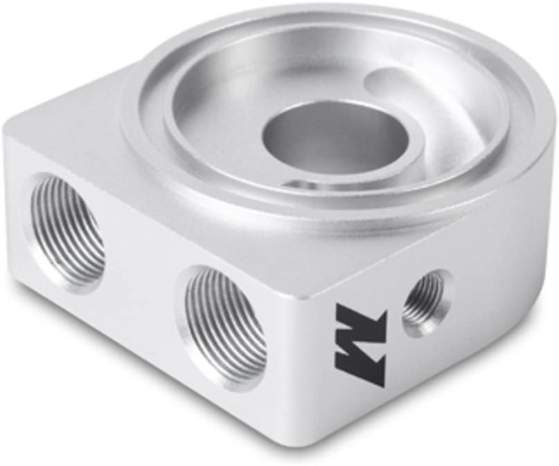Mishimoto MMOP-SP Performance Universal Oil Sandwich Plate Silver Aluminum (Like New)