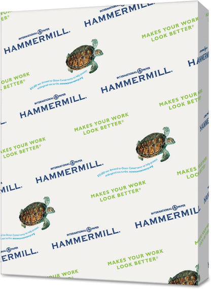 Hammermill 103309CT Recycled Colored Paper for Office & School Print, 20lb, Blue (Like New)