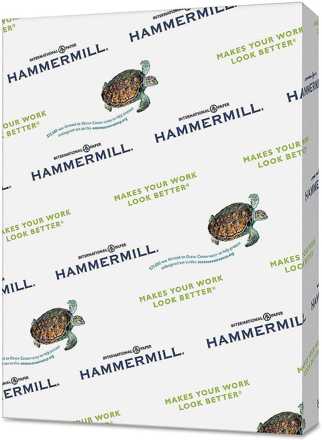 Hammermill 103309CT Recycled Colored Paper for Office & School Print, 20lb, Blue (Like New)