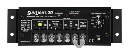 Morningstar Corporation SL-20L-12V Solar Charge Controller with Lighting Control (Used)