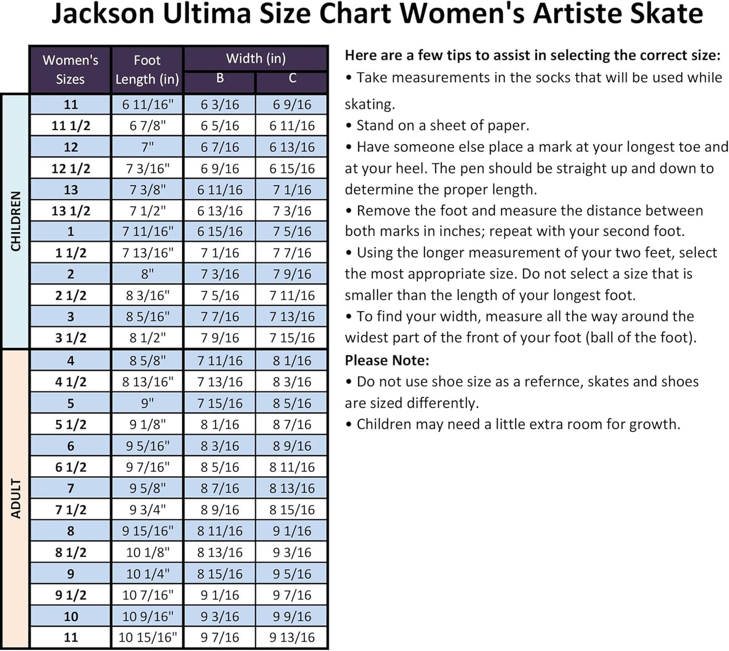 Jackson Ultima Artiste JS179 Girl's Artiste Figure Skate with Mark IV Blade (Like New, No Retail Box)