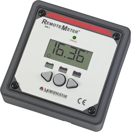 Morningstar Corporation RM-1 Universal Remote LCD Meter for Controller/Inverter (Like New)