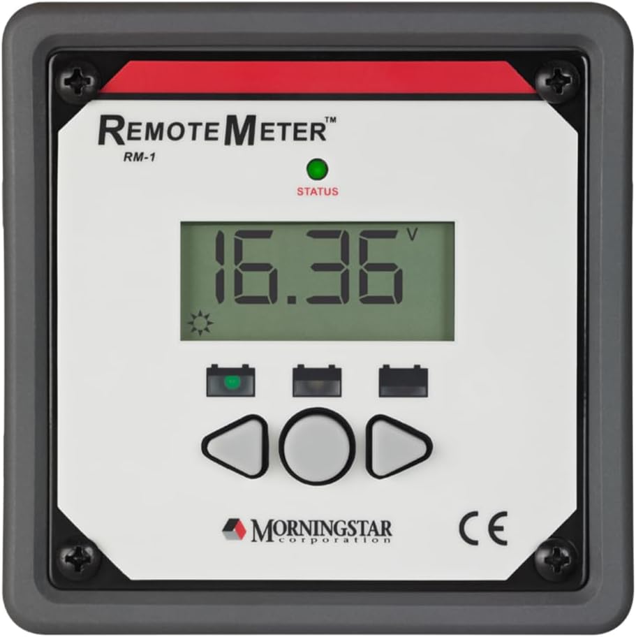 Morningstar Corporation RM-1 Universal Remote LCD Meter for Controller/Inverter (Like New)