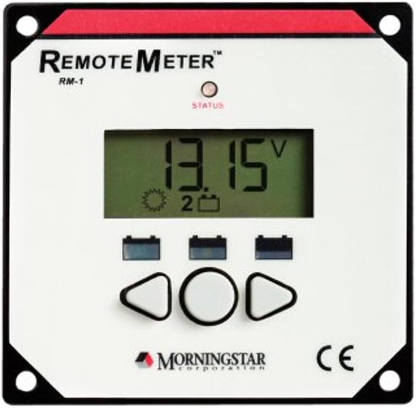 Morningstar Corporation RM-1 Universal Remote LCD Meter for Controller/Inverter (Like New)