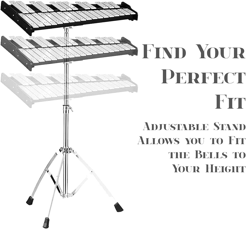 Mendini by Cecilio MGS-30 Student Beginner Glockenspiel Aluminum Bell Kit- (Used)