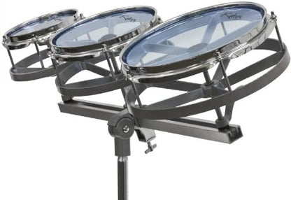 Kalos Roto Tom Drum Set with Stand, 6-Inch, 8-Inch and 10-Inch Tom Drums (Used)