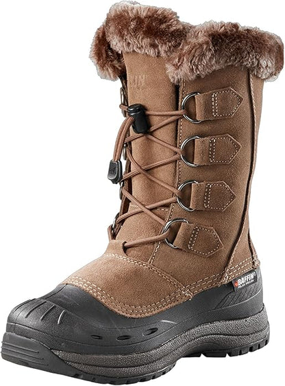 Baffin Chloe Women's Boots for Snow-Covered Terrains, Mid Height, Size 8 - Taupe (New)