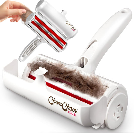 Chom Chom Roller Pet Hair Remover and Reusable Lint Roller (New)