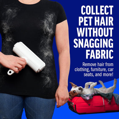 Chom Chom Roller Pet Hair Remover and Reusable Lint Roller (New)