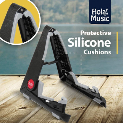 Hola! Music Portable 2-Pack Guitar Stand for Acoustic and Classical Guitars (Used)
