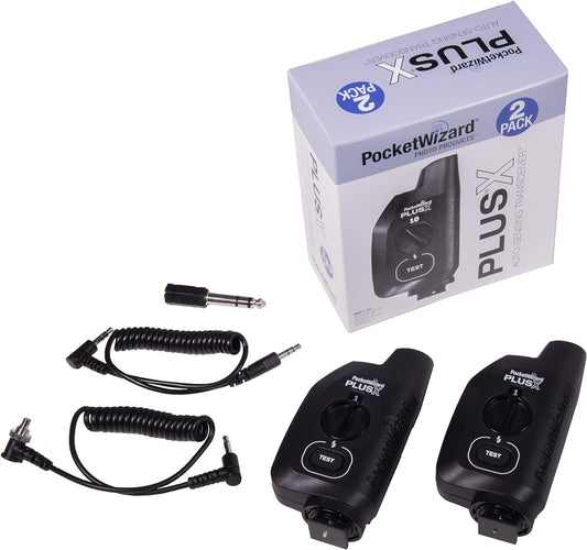 PocketWizard 801-329 Plus X Transceiver - Pack of 2 (Black) (Like New)
