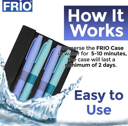 Frio Water Activated Cooling Insulin Wallet for 45+H of Stress Free with Zipper (Like New, No Retail Box)
