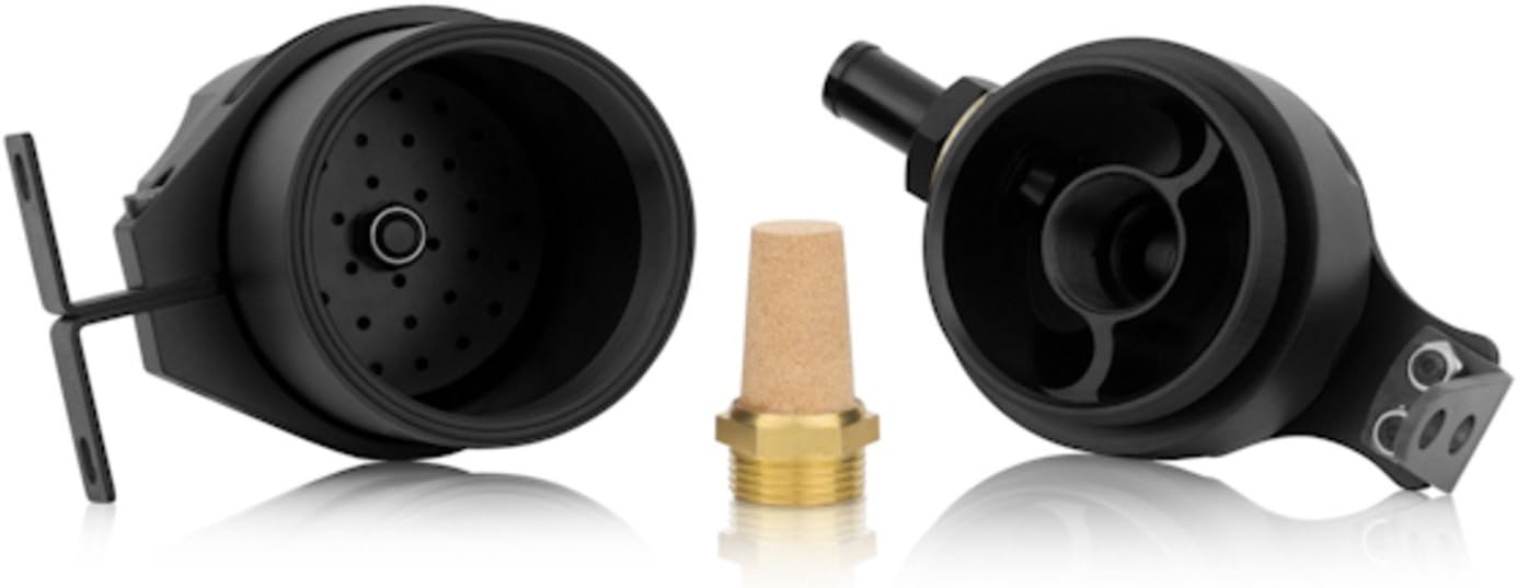 Mishimoto MMBCC-UNI-BK Baffled Oil Catch Can - Black (Like New)