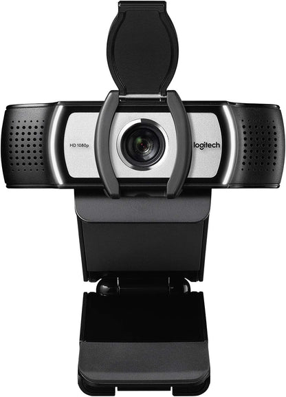 Logitech C930e 100-x 1080P HD Video Webcam, 90-Degree Extended View - Black- (Like New, Damaged Retail Box)