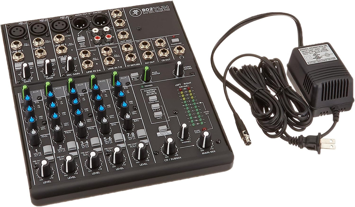 Mackie 8-Channel Ultra Compact Mixer with High Quality Onyx Preamps - Black (Used)