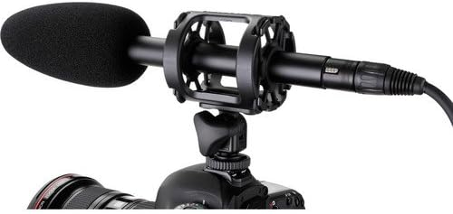 Auray DUSM-1 Universal Shock Camera Built-In Shoe Mount 3/8"-16 Boompoles Black (Like New)