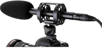 Auray DUSM-1 Universal Shock Camera Built-In Shoe Mount 3/8"-16 Boompoles Black (Like New)