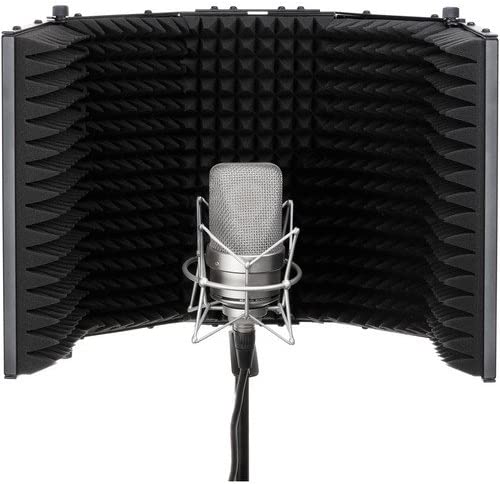 Auray RF-5P-B Reflection Filter Lightweight Portable Sound Isolation (Like New)
