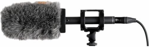 Auray WSS-2014 5.51" Professional Shotgun Microphone Windshield, Fur Wind Noise (New)