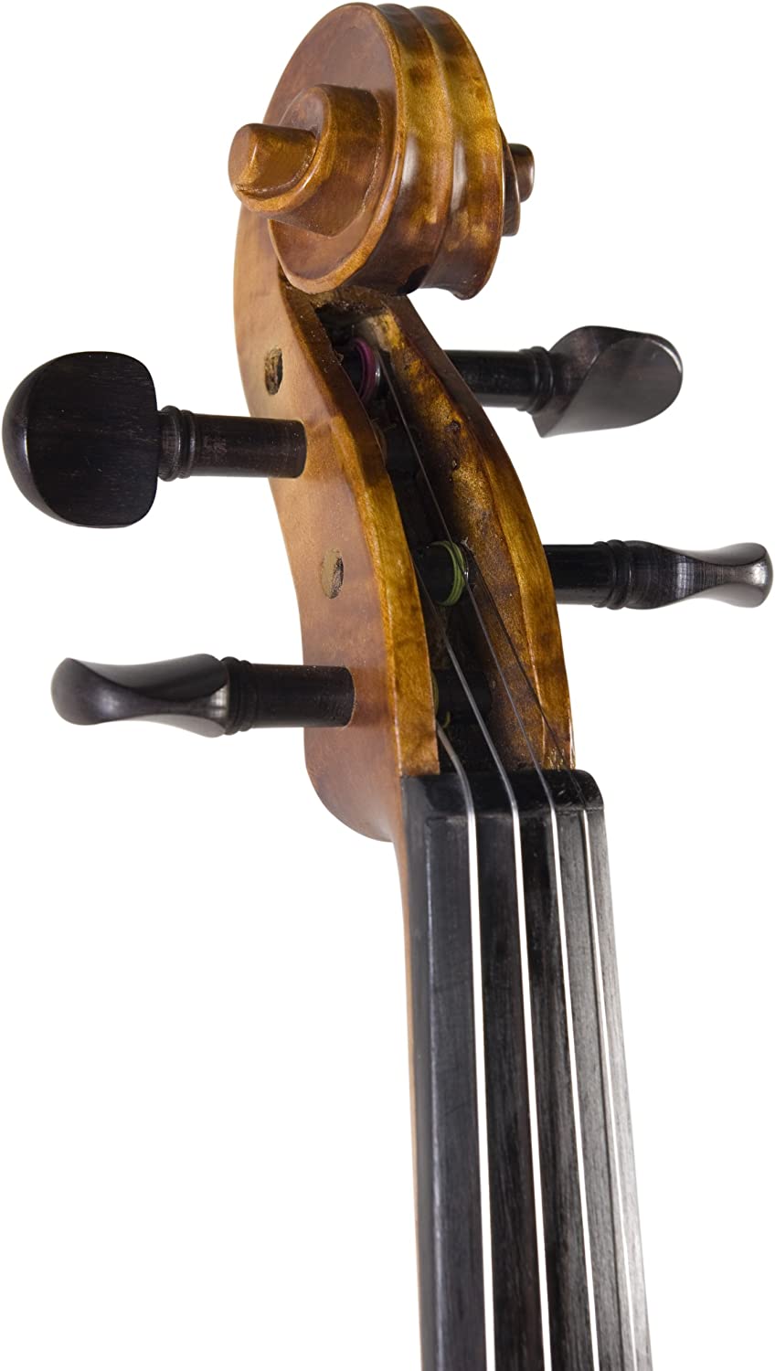 Cecilio CVN-500 Solidwood Ebony Fitted Violin w/ D'Addario Prelude Strings, 4/4 (Used)