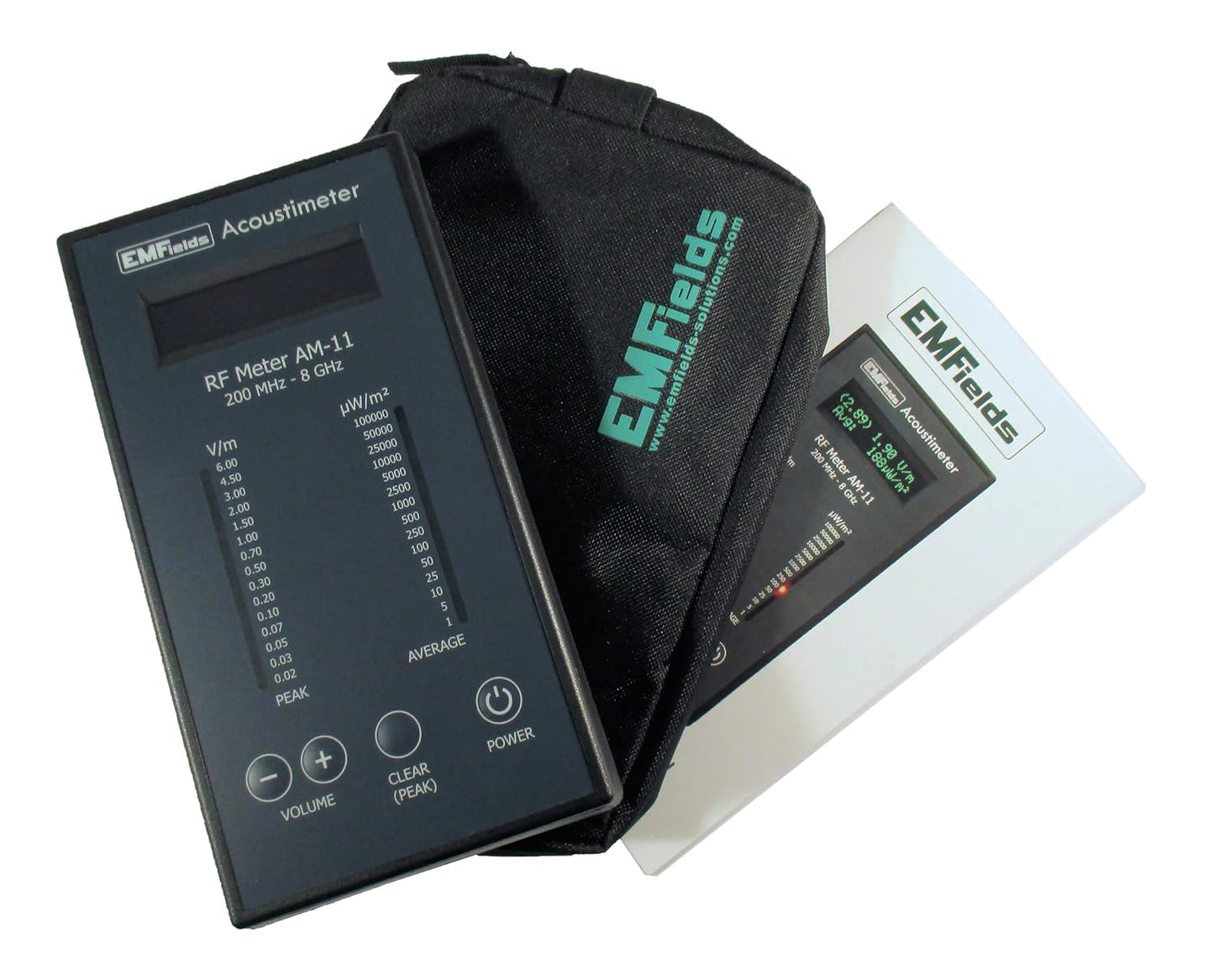 Acoustimeter AM11 Measure Peak and RF Exposure Compact EMF Meter, 0.2-8.0GHz (Used)
