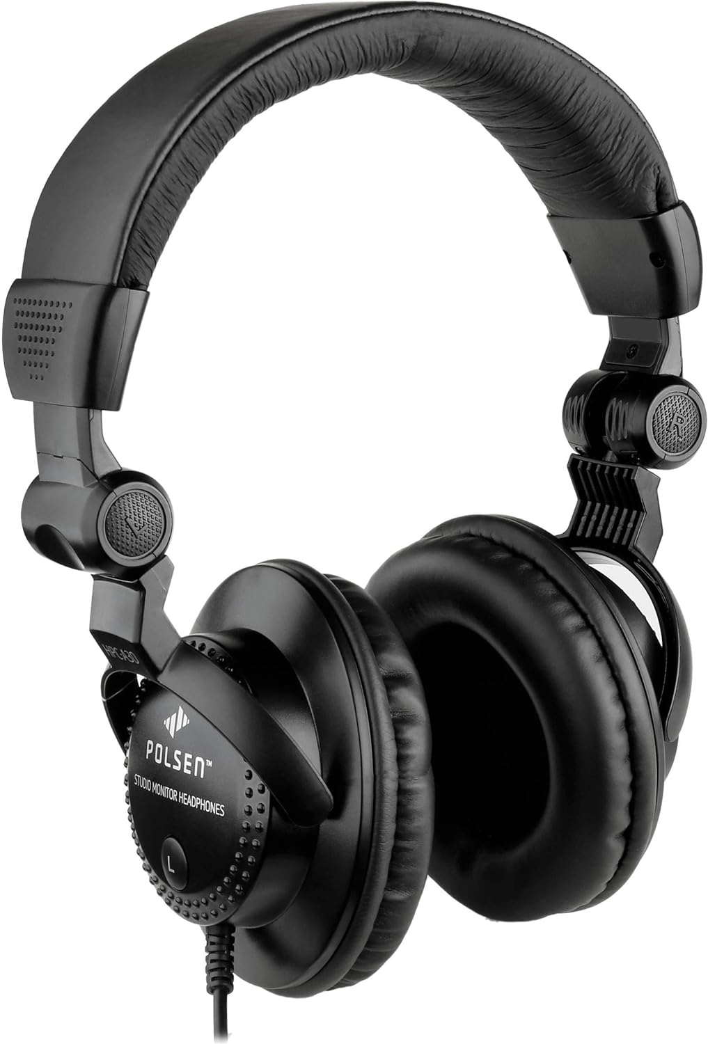 Unknown HPC-A30 3.5mm Jack Closed-Back Studio Monitor Wired Headphones, Black- (Used)